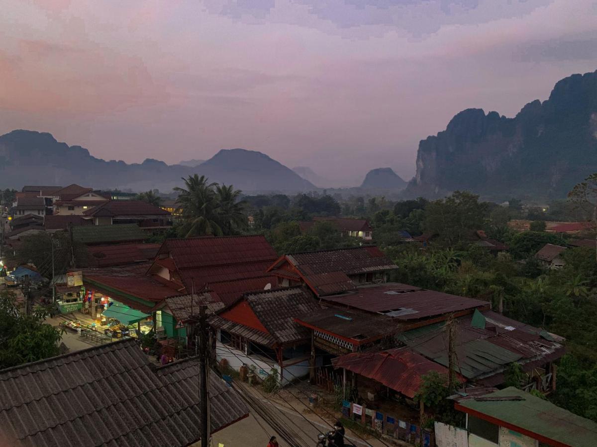 Bountang Mountain View Riverside Hotel Vang Vieng Exterior foto