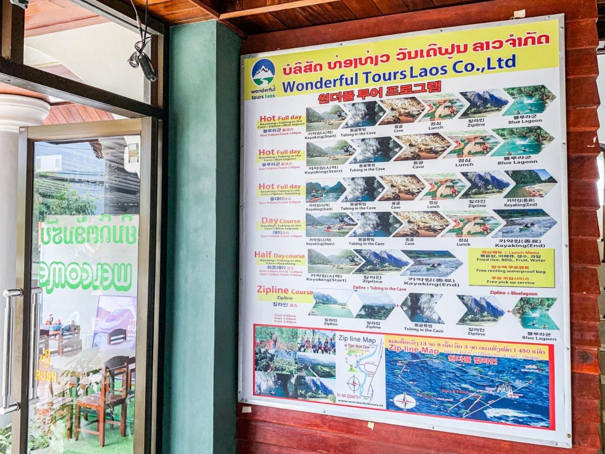 Bountang Mountain View Riverside Hotel Vang Vieng Exterior foto