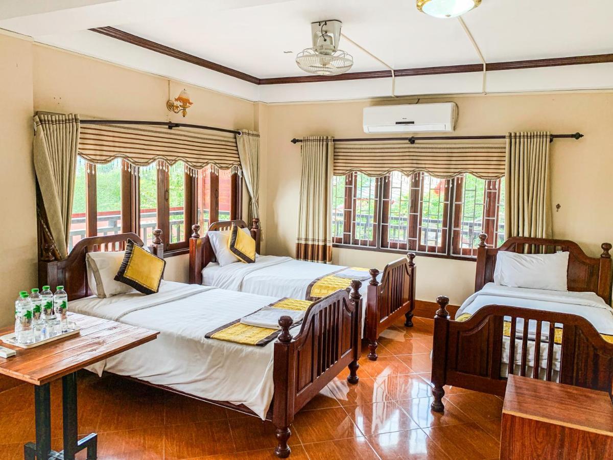 Bountang Mountain View Riverside Hotel Vang Vieng Exterior foto