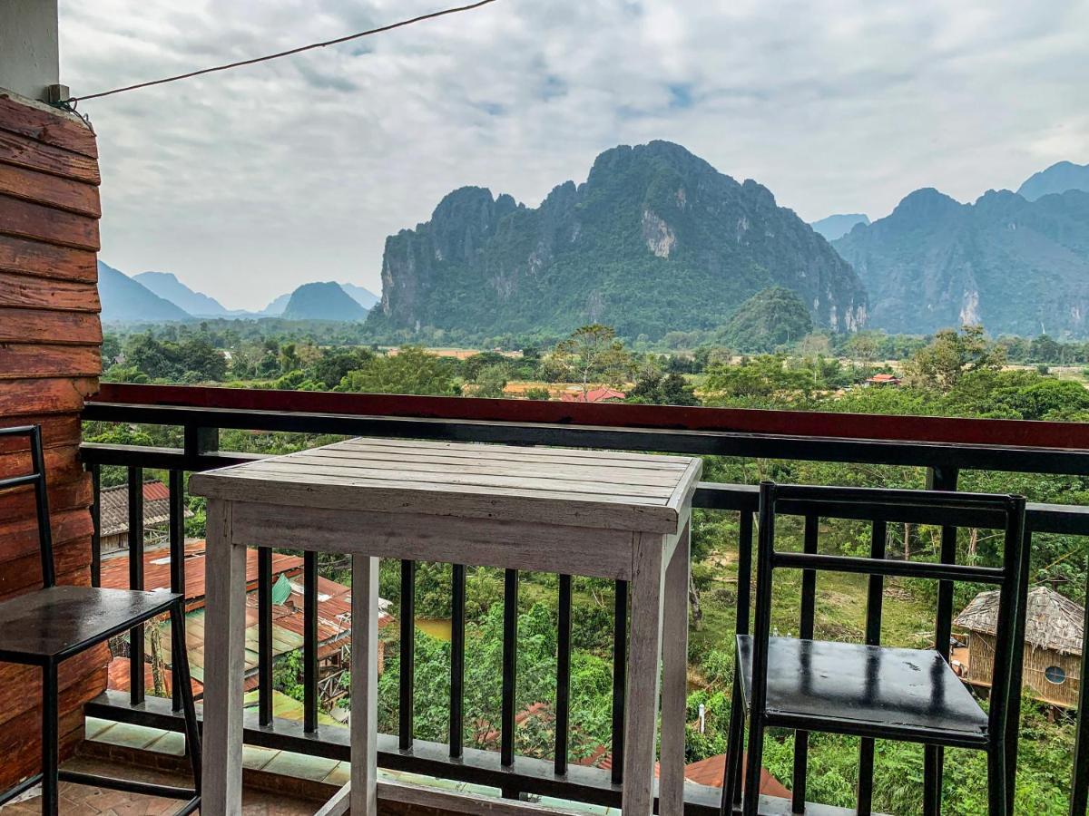 Bountang Mountain View Riverside Hotel Vang Vieng Exterior foto